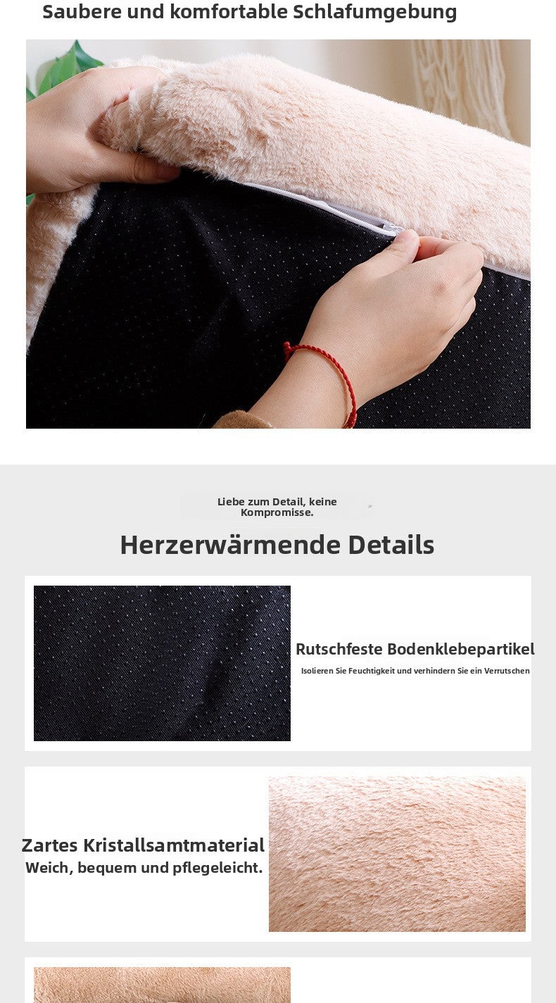 Extra Großes Katzen- und Hundebett, Weich & Warm, Universelle Haustier Sofa Liege, Bequemes Winterbett für Katzen und Kleine Hunde