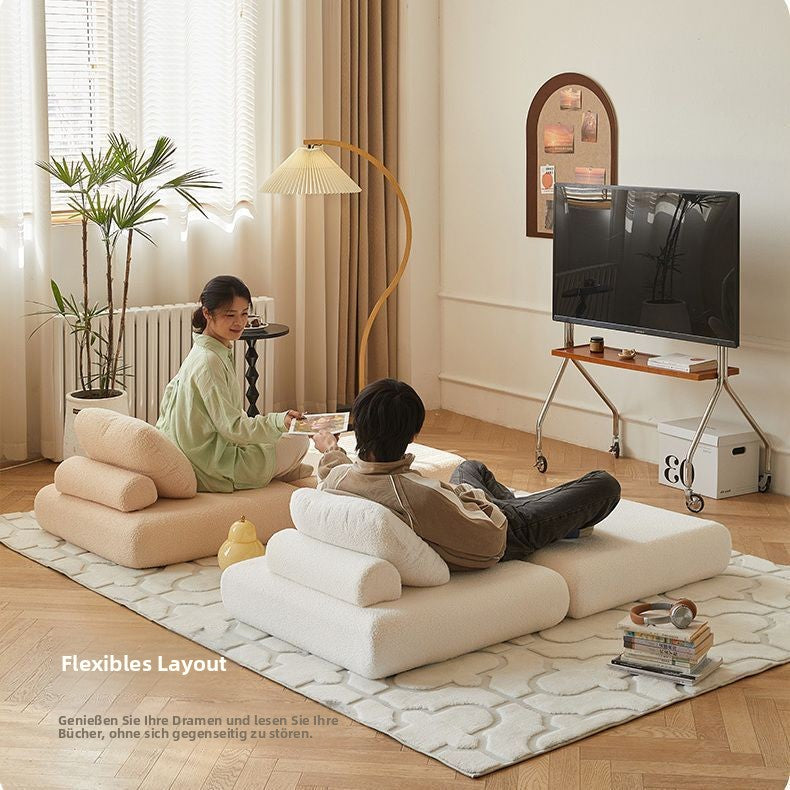 Tatami-Loungesessel mit Doppelfunktion, Heimsofa für Wohnzimmer und Schlafzimmer, Lazy-Sofa, kleines Sofa, integrierter und faltbarer Relaxstuhl