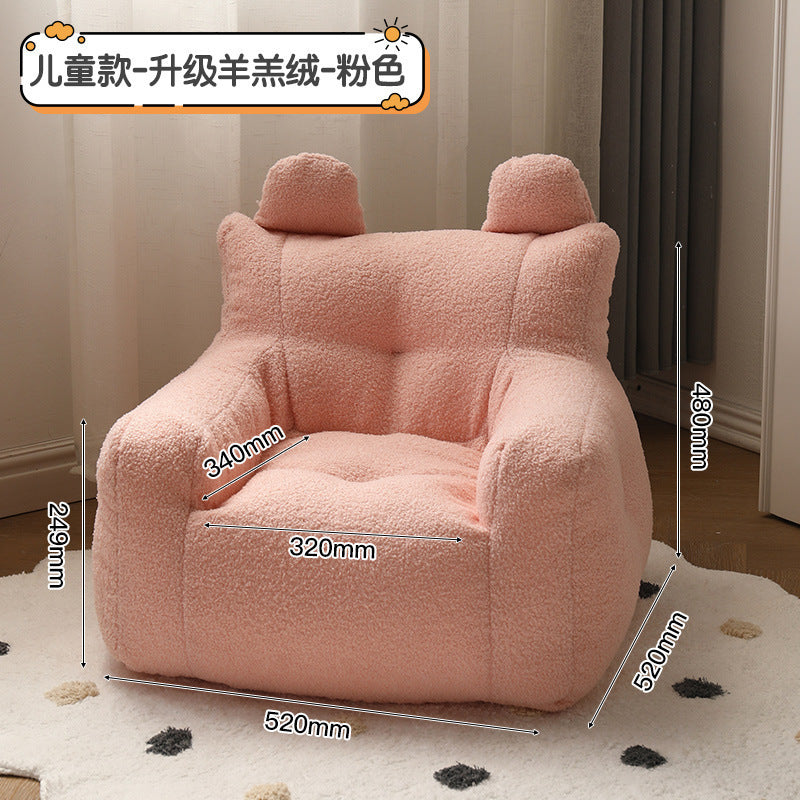 Kindersofa-Leseecke-Set, Baby-Lazy-Sofa-Hocker, Sitzmöglichkeit auf dem Boden, für kleine Jungen, niedlicher kleiner Sofastuhl für Babys