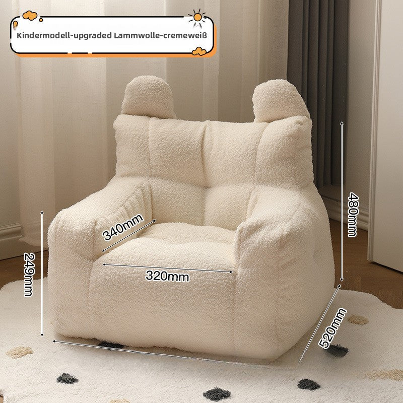Kindersofa-Leseecke-Set, Baby-Lazy-Sofa-Hocker, Sitzmöglichkeit auf dem Boden, für kleine Jungen, niedlicher kleiner Sofastuhl für Babys