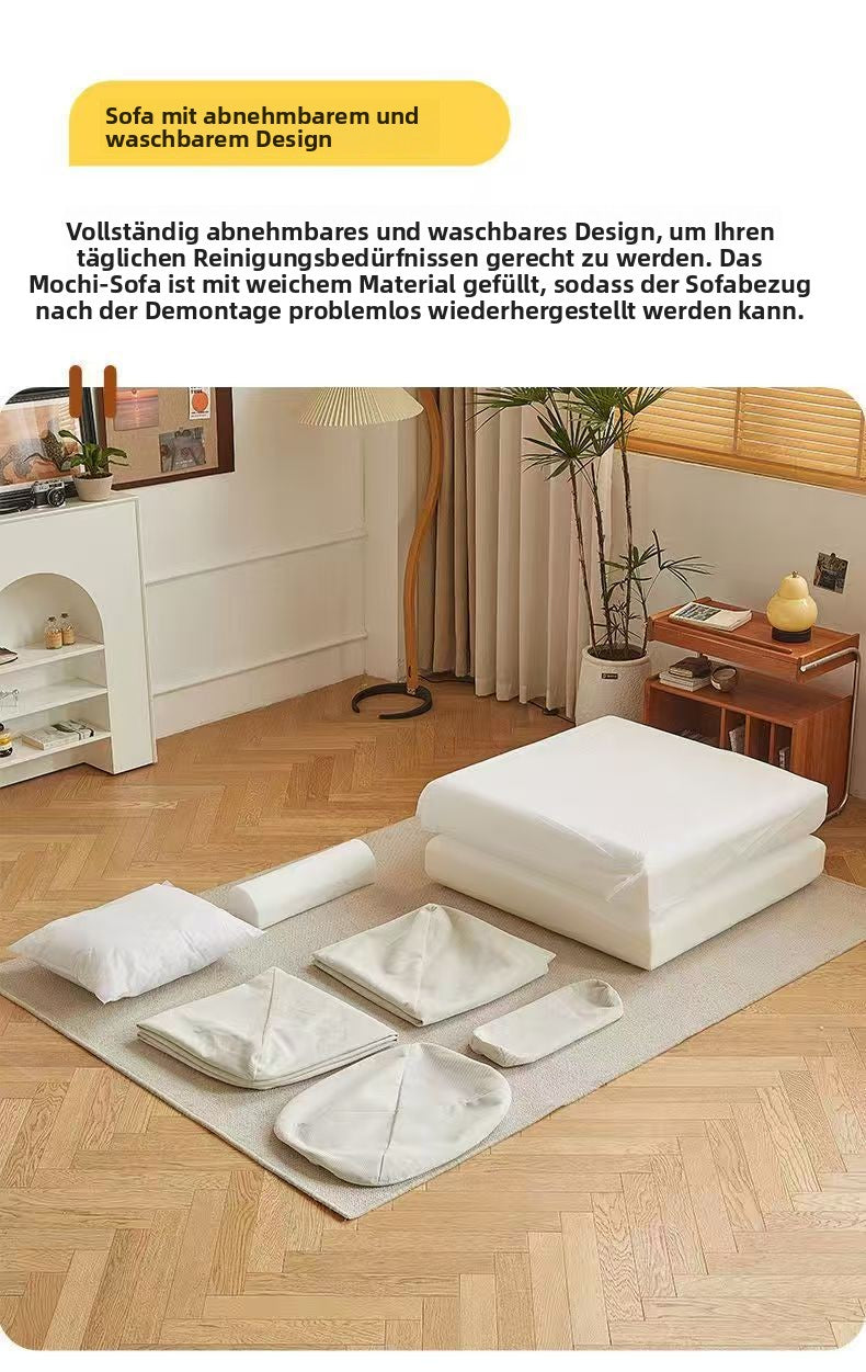 Tatami-Loungesessel mit Doppelfunktion, Heimsofa für Wohnzimmer und Schlafzimmer, Lazy-Sofa, kleines Sofa, integrierter und faltbarer Relaxstuhl