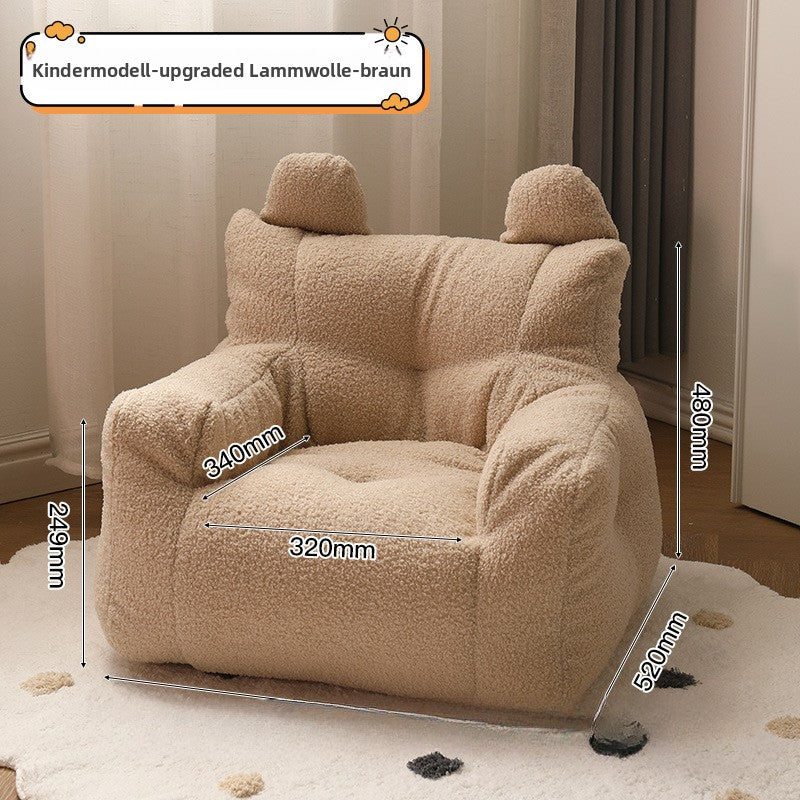 Kindersofa-Leseecke-Set, Baby-Lazy-Sofa-Hocker, Sitzmöglichkeit auf dem Boden, für kleine Jungen, niedlicher kleiner Sofastuhl für Babys