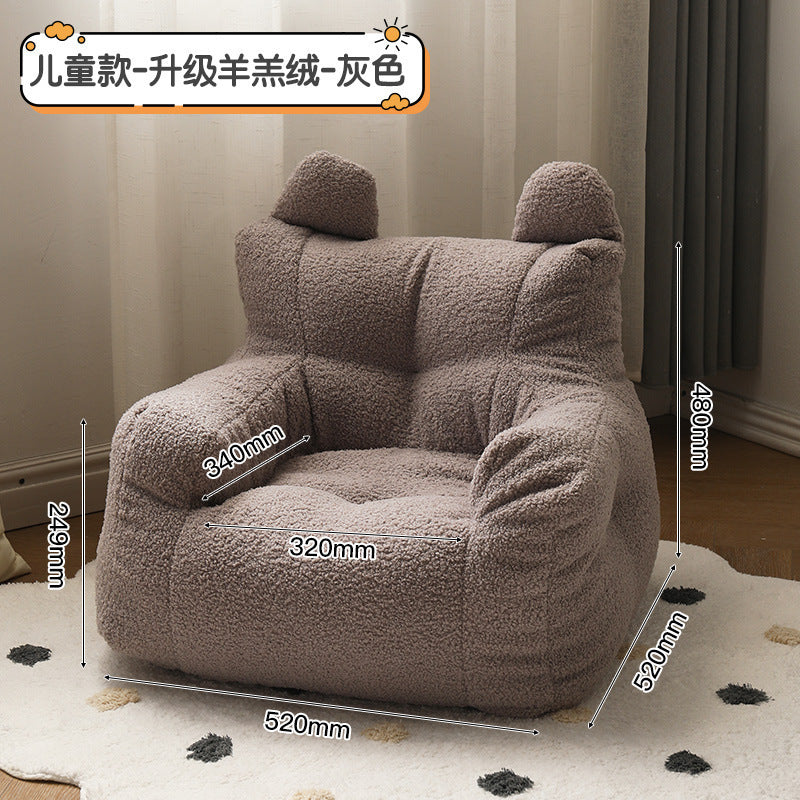 Kindersofa-Leseecke-Set, Baby-Lazy-Sofa-Hocker, Sitzmöglichkeit auf dem Boden, für kleine Jungen, niedlicher kleiner Sofastuhl für Babys