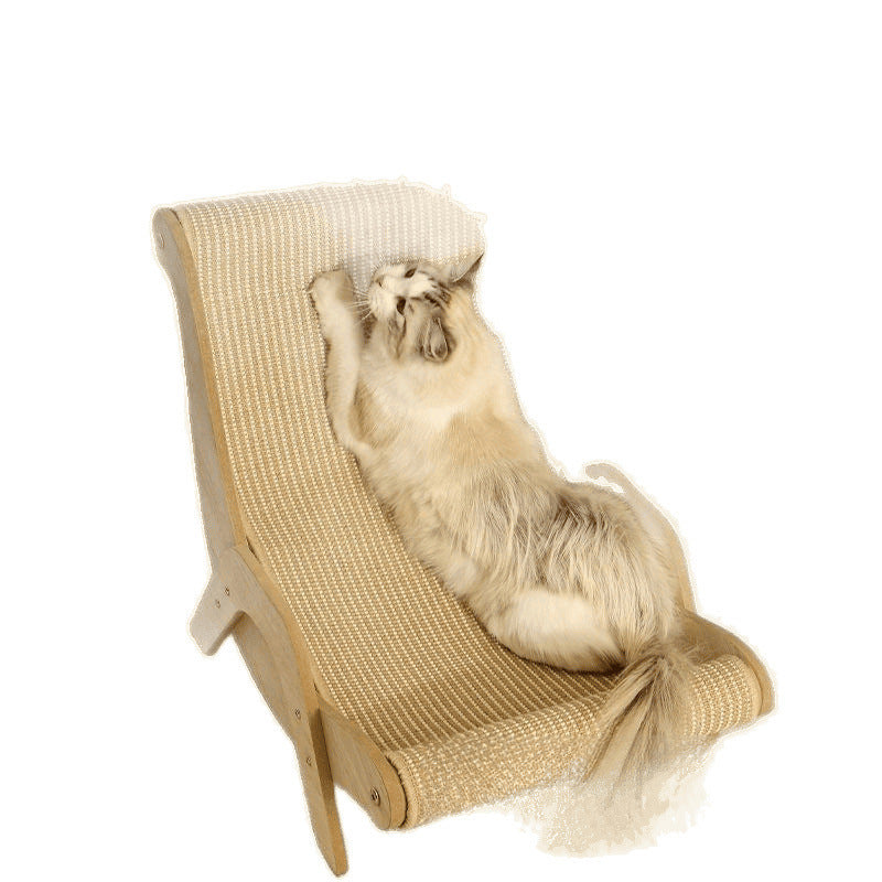 Katzen-Kratzbrett aus Sisal – extra groß, kratzfest, Loungesofa-Design