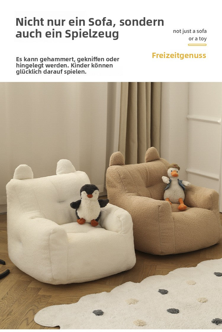 Kindersofa-Leseecke-Set, Baby-Lazy-Sofa-Hocker, Sitzmöglichkeit auf dem Boden, für kleine Jungen, niedlicher kleiner Sofastuhl für Babys