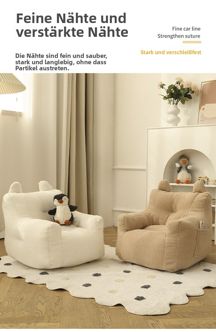 Kindersofa-Leseecke-Set, Baby-Lazy-Sofa-Hocker, Sitzmöglichkeit auf dem Boden, für kleine Jungen, niedlicher kleiner Sofastuhl für Babys