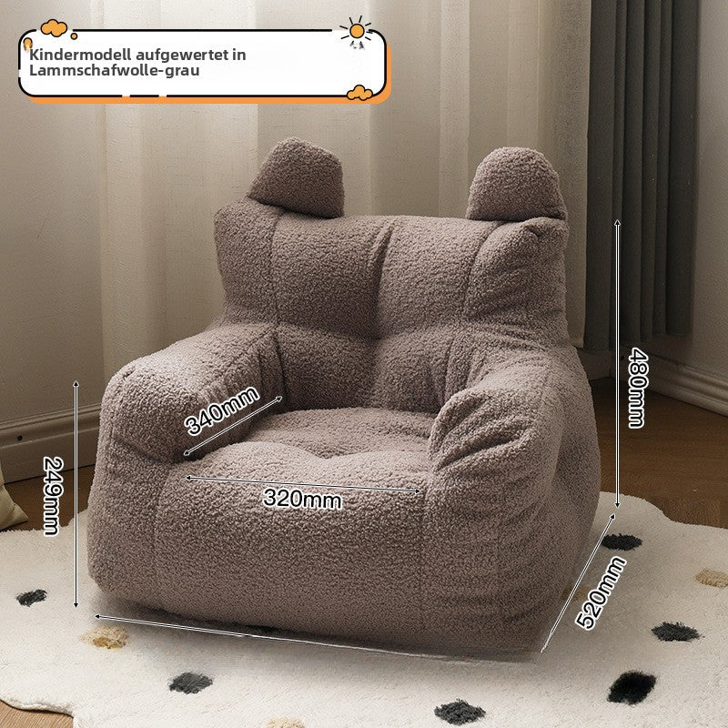 Kindersofa-Leseecke-Set, Baby-Lazy-Sofa-Hocker, Sitzmöglichkeit auf dem Boden, für kleine Jungen, niedlicher kleiner Sofastuhl für Babys
