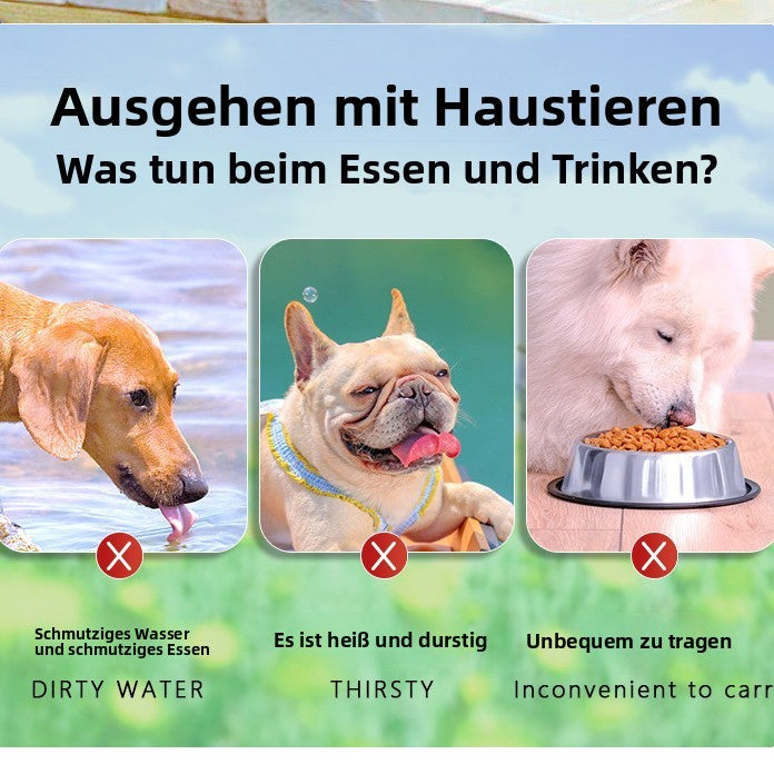 Beliebte faltbare Haustierschüssel – TPE, tragbar, für Reisen und Outdoor.