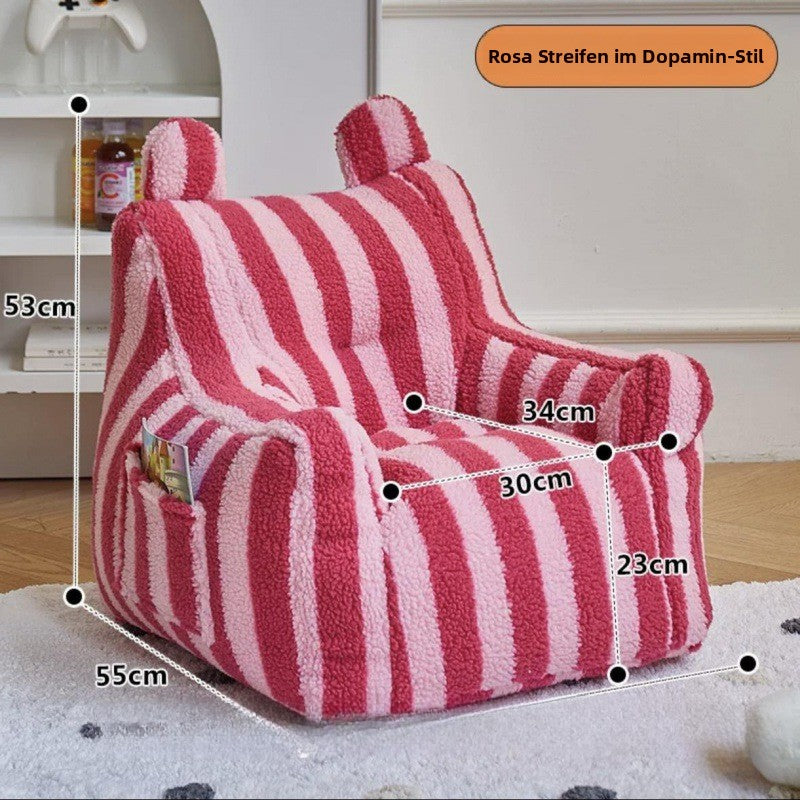 Kindersofa-Leseecke-Set, Baby-Lazy-Sofa-Hocker, Sitzmöglichkeit auf dem Boden, für kleine Jungen, niedlicher kleiner Sofastuhl für Babys