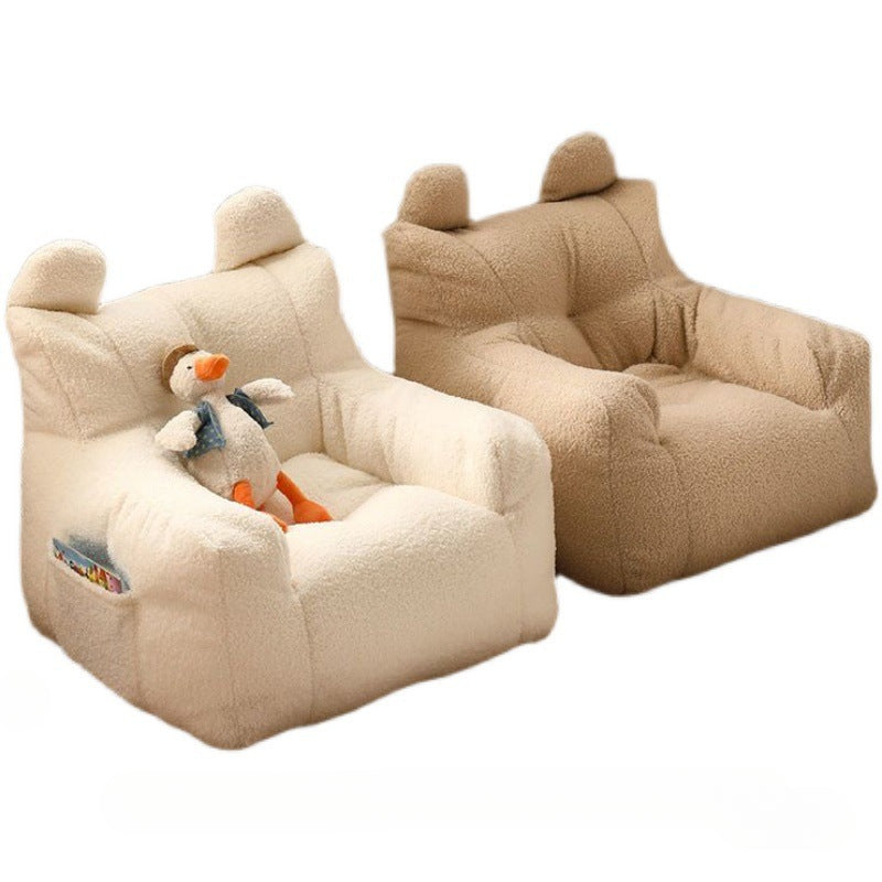 Kindersofa-Leseecke-Set, Baby-Lazy-Sofa-Hocker, Sitzmöglichkeit auf dem Boden, für kleine Jungen, niedlicher kleiner Sofastuhl für Babys
