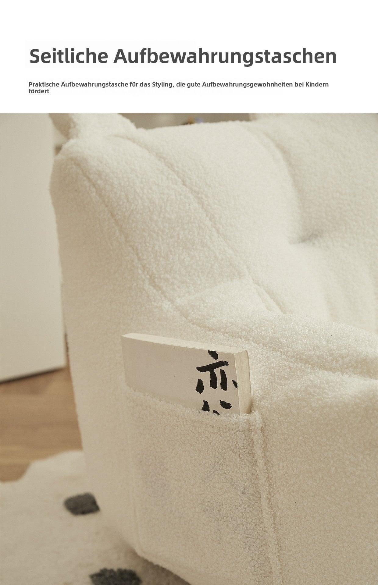 Kindersofa-Leseecke-Set, Baby-Lazy-Sofa-Hocker, Sitzmöglichkeit auf dem Boden, für kleine Jungen, niedlicher kleiner Sofastuhl für Babys