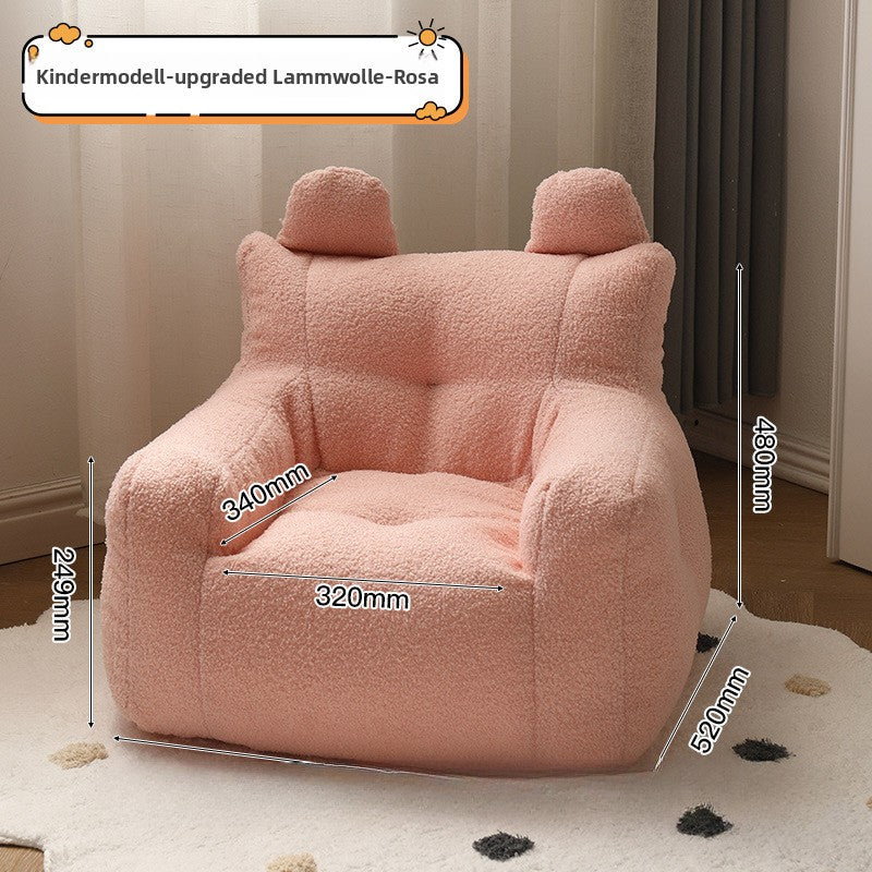 Kindersofa-Leseecke-Set, Baby-Lazy-Sofa-Hocker, Sitzmöglichkeit auf dem Boden, für kleine Jungen, niedlicher kleiner Sofastuhl für Babys
